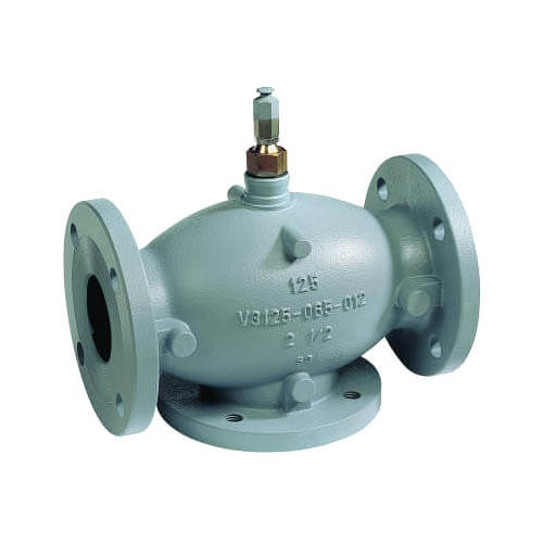 2-1/2" Three-way Flanged Diverting Valve w/ linear flow