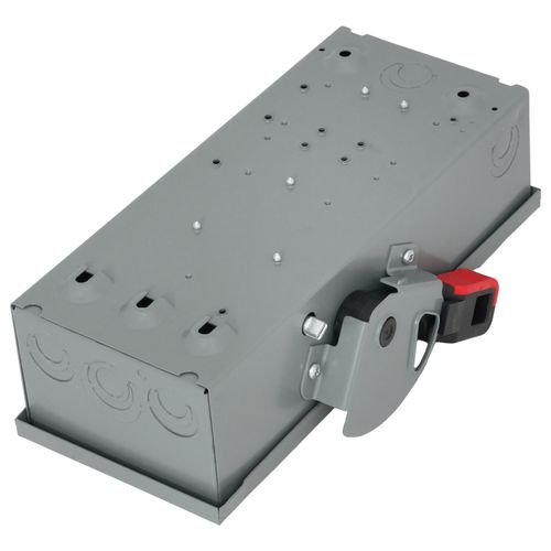 Main product image of VisiPacT 30A Fused Heavy Duty Safety Switch, 3 Pole, NEMA 1 Enclosure w/ Viewing Window (600VAC)