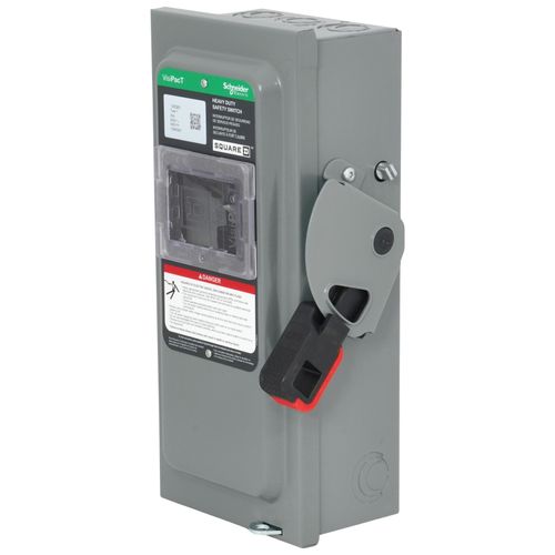 Main product image of VisiPacT 30A Fused Heavy Duty Safety Switch, 3 Pole, NEMA 1 Enclosure w/ Viewing Window (600VAC)