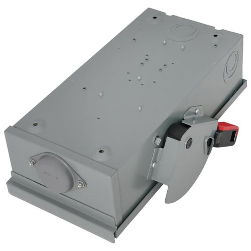 Main product image of VisiPacT 60A Fused Heavy Duty Safety Switch, 3 Pole, NEMA 3R Enclosure w/ Viewing Window & Neutral Installed (600VAC)