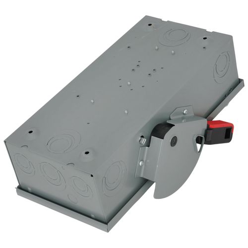 Main product image of VisiPacT 60A Fused Heavy Duty Safety Switch, 3 Pole, NEMA 1 Enclosure w/ Viewing Window & Neutral Installed (600VAC)