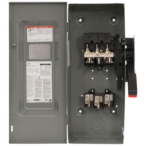 Main product image of VisiPacT 100A Fused Heavy Duty Safety Switch, 3 Pole, NEMA 1 Enclosure w/ Viewing Window (600VAC)