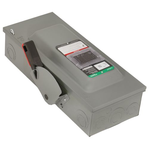 Main product image of VisiPacT 100A Fused Heavy Duty Safety Switch, 3 Pole, NEMA 1 Enclosure w/ Viewing Window (600VAC)