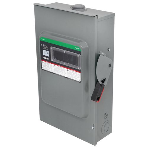 Main product image of VisiPacT 200A Fused Heavy Duty Safety Switch, 3 Pole, NEMA 3R Enclosure w/ Viewing Window & Neutral Installed (600VAC)