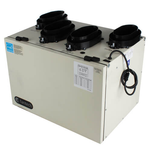 Main product image of VHR Series Heat Recovery Ventilator w/ WinterGuard Recirculation Defrost, 6" Top Ports