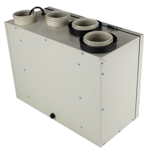 Main product image of VHR Series Heat Recovery Ventilator w/ Fan Shutdown Defrost, 4" Top Ports (up to 1,400 Sq. Ft.)