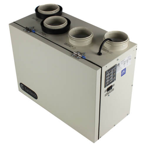 Main product image of VHR Series Heat Recovery Ventilator w/ Fan Shutdown Defrost, 4" Top Ports (up to 1,400 Sq. Ft.)