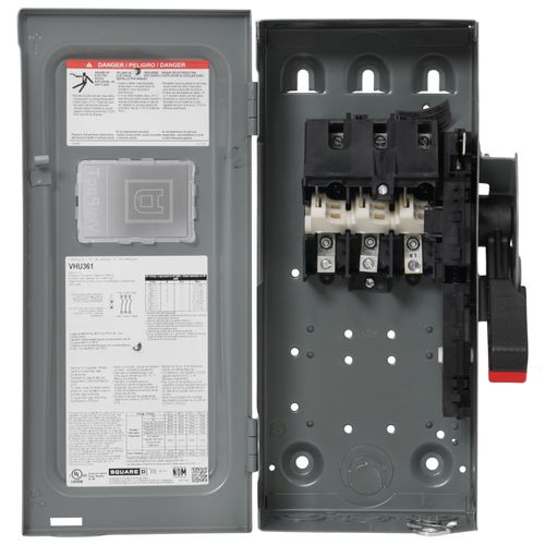 Main product image of VisiPacT 30A Non-Fused Heavy Duty Safety Switch, 3 Pole, NEMA 1 Enclosure w/ Viewing Window (600VAC)