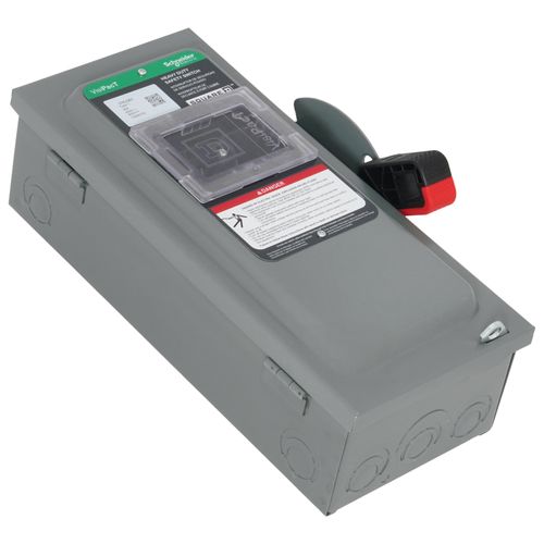 Main product image of VisiPacT 30A Non-Fused Heavy Duty Safety Switch, 3 Pole, NEMA 1 Enclosure w/ Viewing Window (600VAC)