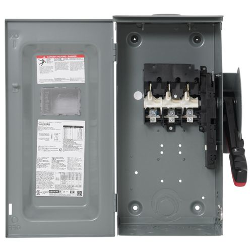 Main product image of VisiPacT 60A Non-Fused Heavy Duty Safety Switch, 3 Pole, NEMA 3R Enclosure w/ Viewing Window (600VAC)