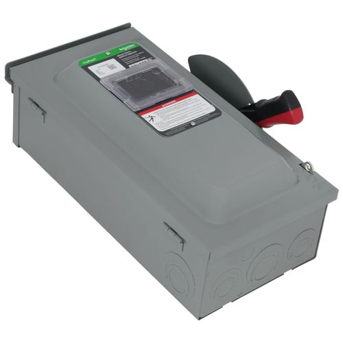 Main product image of VisiPacT 60A Non-Fused Heavy Duty Safety Switch, 3 Pole, NEMA 3R Enclosure w/ Viewing Window (600VAC)