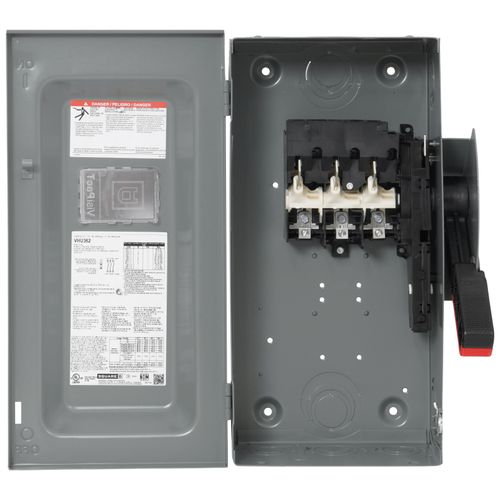 Main product image of VisiPacT 60A Non-Fused Heavy Duty Safety Switch, 3 Pole, NEMA 1 Enclosure w/ Viewing Window (600VAC)