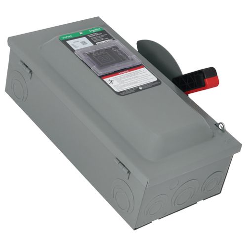 Main product image of VisiPacT 60A Non-Fused Heavy Duty Safety Switch, 3 Pole, NEMA 1 Enclosure w/ Viewing Window (600VAC)