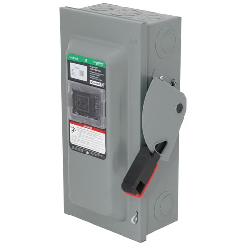 Main product image of VisiPacT 60A Non-Fused Heavy Duty Safety Switch, 3 Pole, NEMA 1 Enclosure w/ Viewing Window (600VAC)