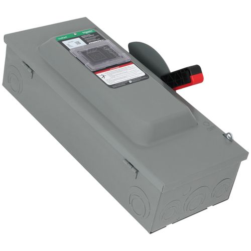 Main product image of VisiPacT 100A Non-Fused Heavy Duty Safety Switch, 3 Pole, NEMA 1 Enclosure w/ Viewing Window (600VAC)