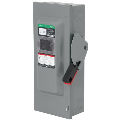 Main product image of VisiPacT 100A Non-Fused Heavy Duty Safety Switch, 3 Pole, NEMA 1 Enclosure w/ Viewing Window (600VAC)