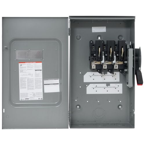 Main product image of VisiPacT 600A Non-Fused Heavy Duty Safety Switch, 3 Pole, NEMA 3R Enclosure w/ Viewing Window (600VAC)