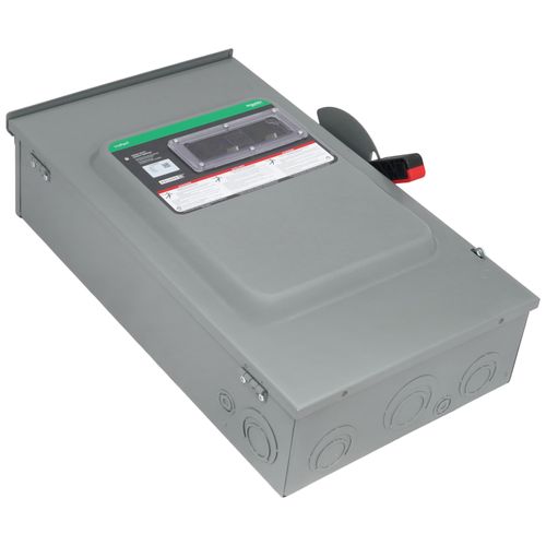 Main product image of VisiPacT 600A Non-Fused Heavy Duty Safety Switch, 3 Pole, NEMA 3R Enclosure w/ Viewing Window (600VAC)
