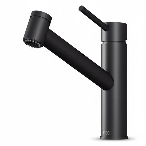 Main product image of Branson Pull-Out Spray Kitchen Faucet (Matte Black), VG02021MB