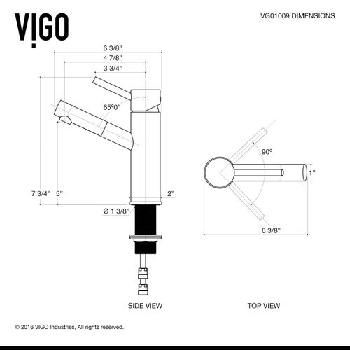 Main product image of Noma Single Handle Bathroom Faucet (Chrome), VG01009CH