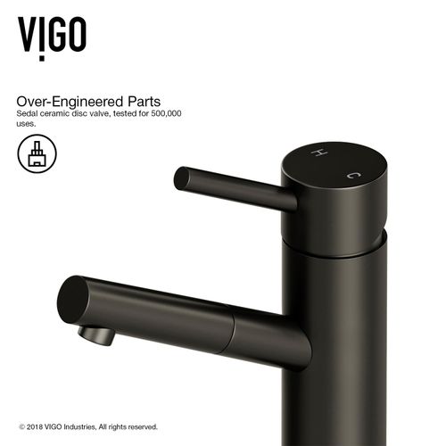 Main product image of Noma Single Handle Bathroom Faucet (Matte Black), VG01009MB