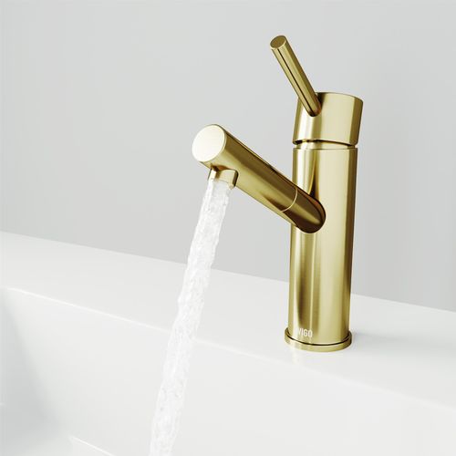 Main product image of Noma Single Handle Bathroom Faucet (Matte Brushed Gold), VG01009MG