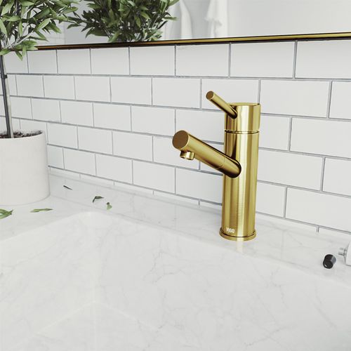Main product image of Noma Single Handle Bathroom Faucet (Matte Brushed Gold), VG01009MG