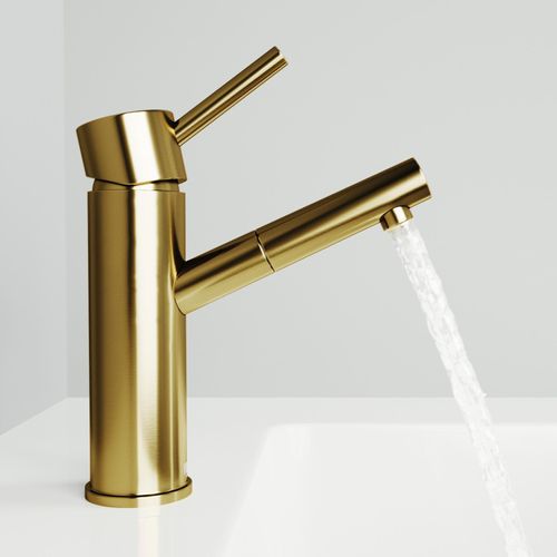 Main product image of Noma Single Handle Bathroom Faucet (Matte Brushed Gold), VG01009MG