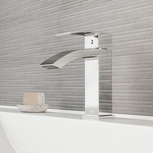 Main product image of Satro Single Handle Bathroom Faucet (Chrome), VG01015CH
