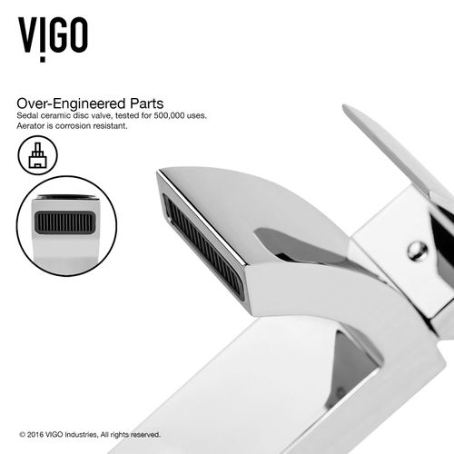 Main product image of Satro Single Handle Bathroom Faucet (Chrome), VG01015CH