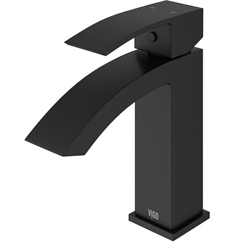 Main product image of Satro Single Handle Bathroom Faucet (Matte Black), VG01015MB