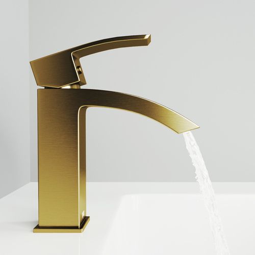 Main product image of Satro Single Handle Bathroom Faucet (Matte Brushed Gold), VG01015MG