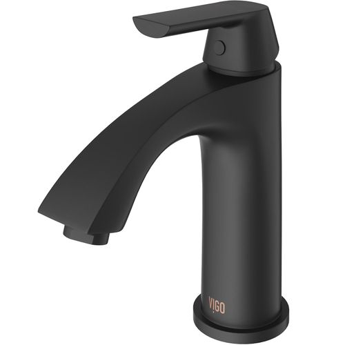 Main product image of Penela Single Handle Bathroom Faucet (Matte Black), VG01028MB