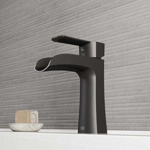 Main product image of Paloma Single Handle Bathroom Faucet (Matte Black), VG01041MB