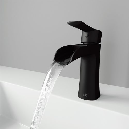 Main product image of Paloma Single Handle Bathroom Faucet (Matte Black), VG01041MB