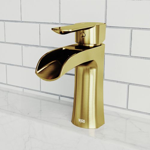 Main product image of Paloma Single Handle Bathroom Faucet (Matte Brushed Gold), VG01041MG