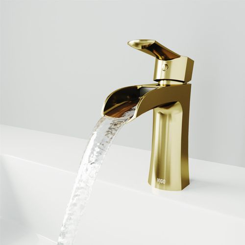 Main product image of Paloma Single Handle Bathroom Faucet (Matte Brushed Gold), VG01041MG