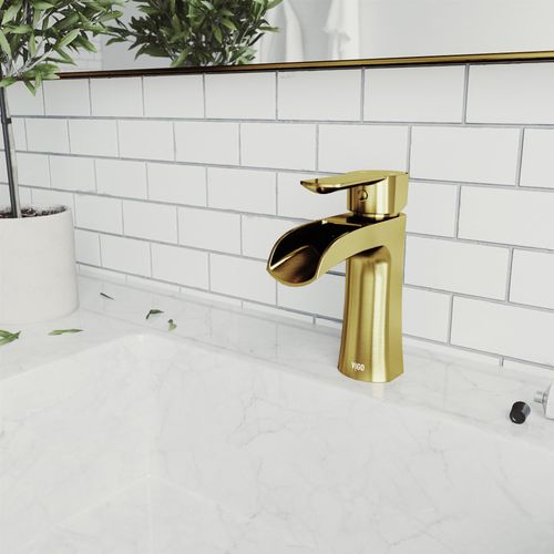 Main product image of Paloma Single Handle Bathroom Faucet (Matte Brushed Gold), VG01041MG