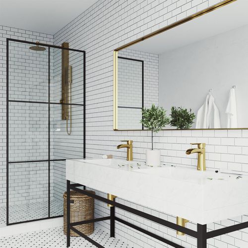 Main product image of Paloma Single Handle Bathroom Faucet (Matte Brushed Gold), VG01041MG