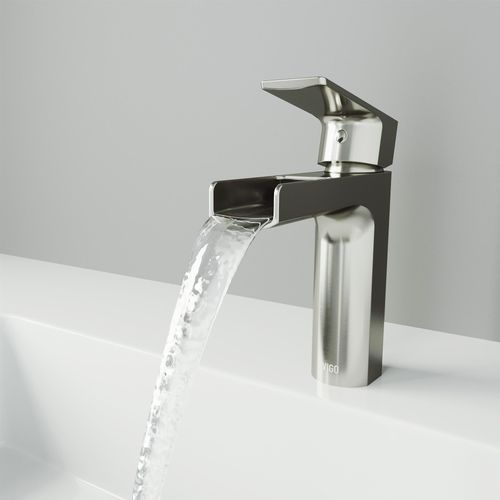 Main product image of Ileana Single Handle Bathroom Faucet (Brushed Nickel), VG01042BN