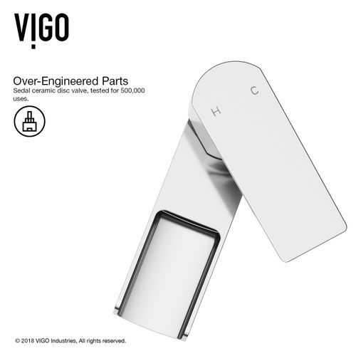 Main product image of Ileana Single Handle Bathroom Faucet (Chrome), VG01042CH
