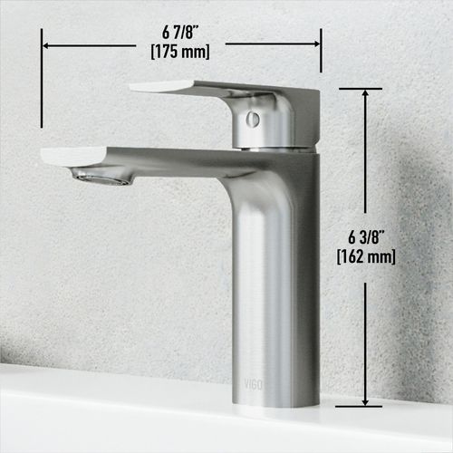 Main product image of Davidson Single Handle Bathroom Faucet (Brushed Nickel), VG01043BN