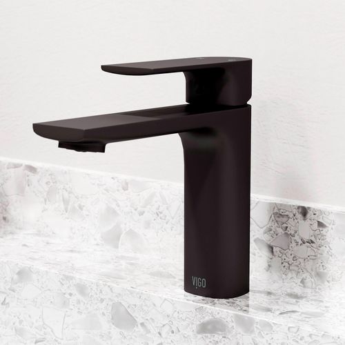 Main product image of Davidson Single Handle Bathroom Faucet (Matte Black), VG01043MB
