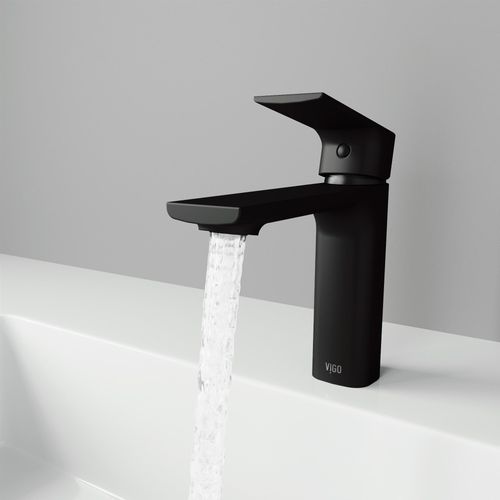 Main product image of Davidson Single Handle Bathroom Faucet (Matte Black), VG01043MB