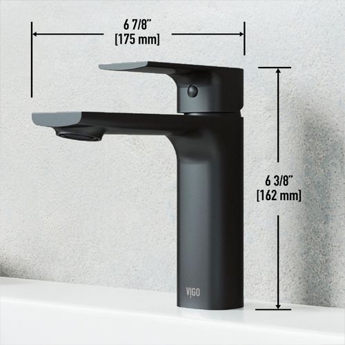 Main product image of Davidson Single Handle Bathroom Faucet (Matte Black), VG01043MB