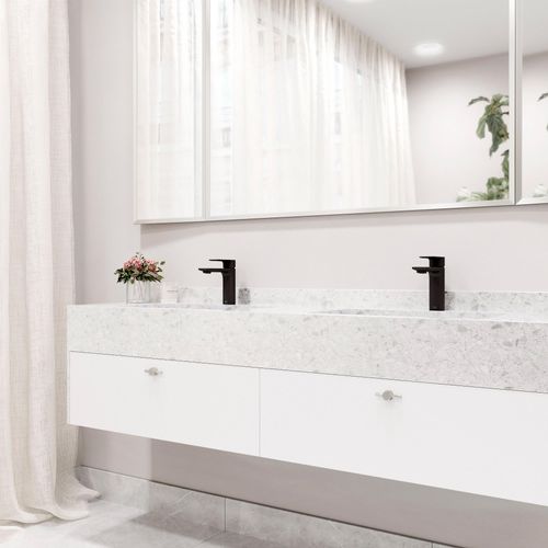 Main product image of Davidson Single Handle Bathroom Faucet (Matte Black), VG01043MB