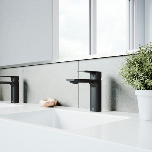 Main product image of Davidson Single Handle Bathroom Faucet (Matte Black), VG01043MB