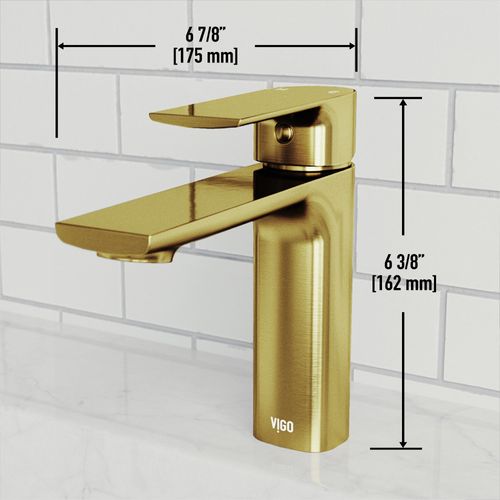 Main product image of Davidson Single Handle Bathroom Faucet (Matte Brushed Gold), VG01043MG