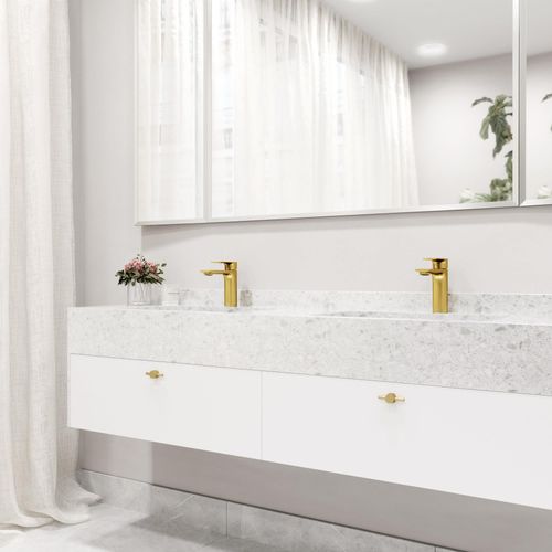 Main product image of Davidson Single Handle Bathroom Faucet (Matte Brushed Gold), VG01043MG