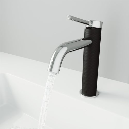 Main product image of Madison Single Handle Bathroom Faucet (Chrome/Carbon Fiber), VG01044CH